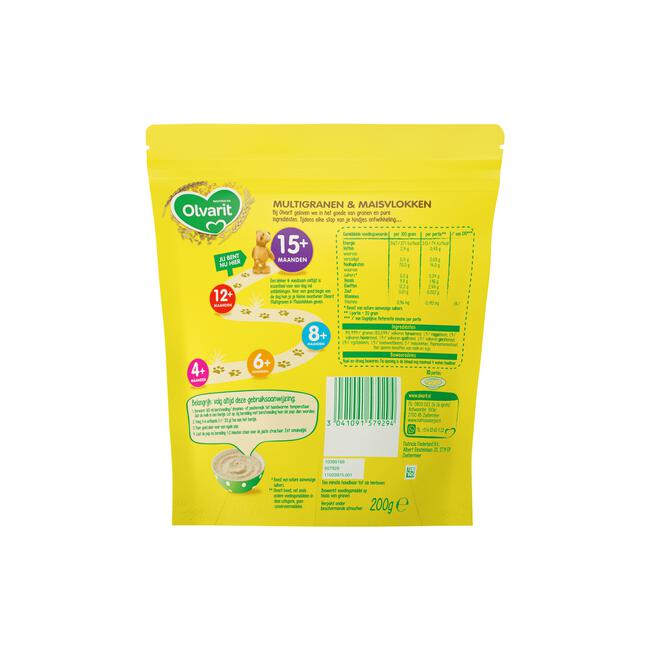 Olvarit Multigranen & Maisvlokken Babypak 15 maanden