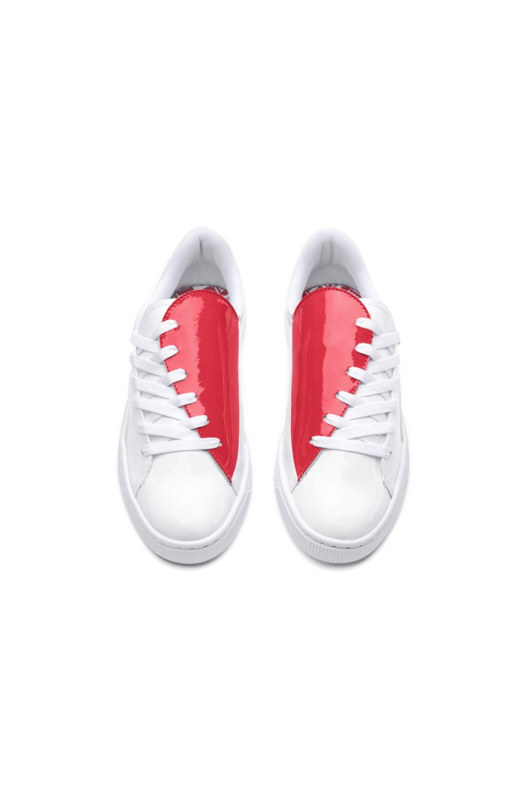 Baskets Puma Crush blanc/rouge