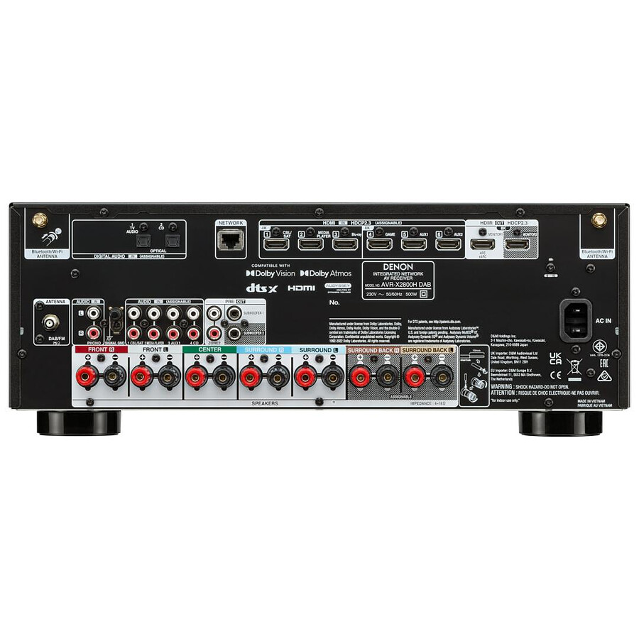 Denon AVR-X2800H DAB Noir