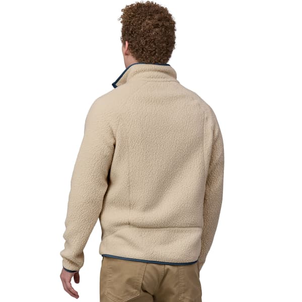 Veste polaire PATAGONIA M'S RETRO PILE JKT DARK NATURAL W/UTILITY BLUE