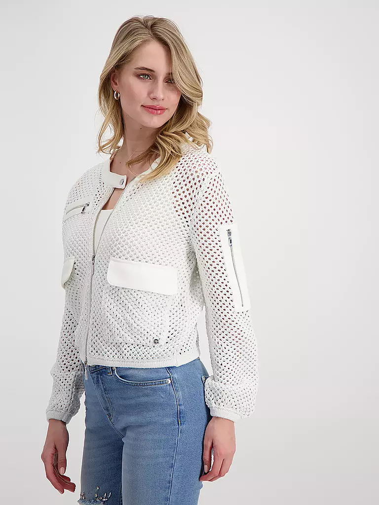 MONARI Strickjacke creme