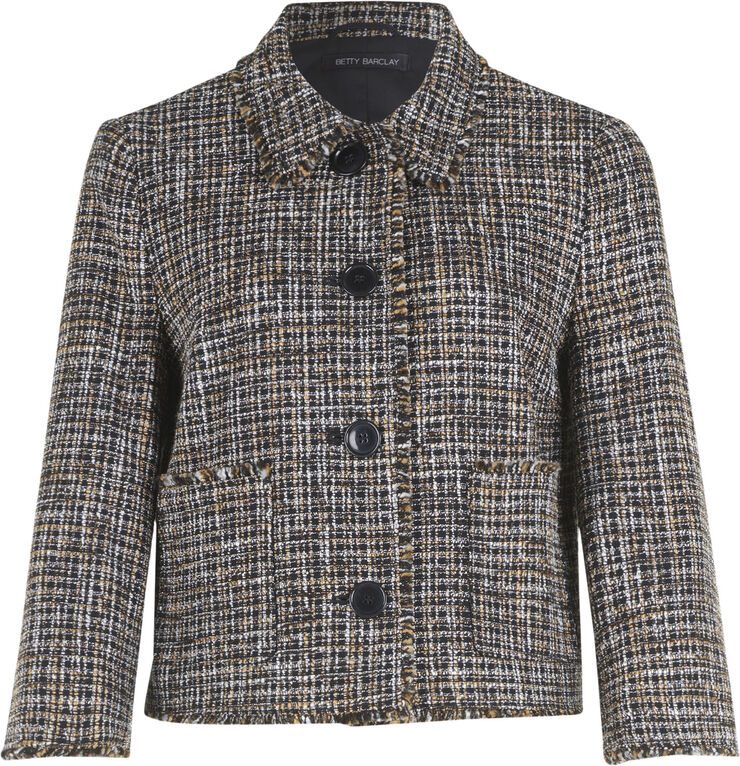 Betty Barclay Blazerjacke Kurz Black/brown