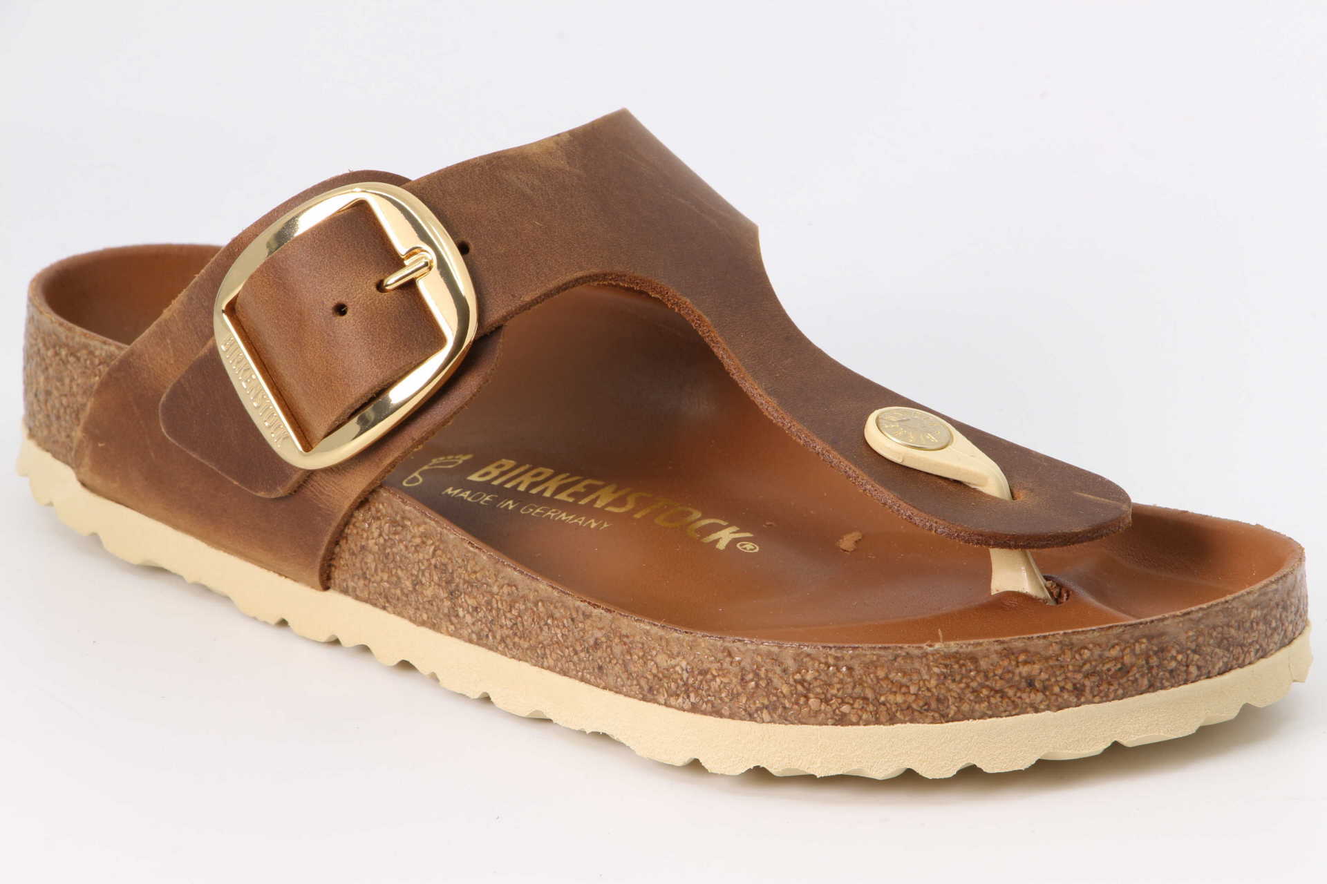 Birkenstock Gizeh Big Buckle normal cognac