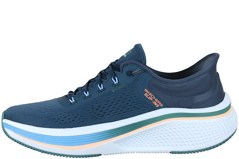 SKECHERS GO RUN ELEVATE 2.0 BLUE SLIP-INS SNEAKER