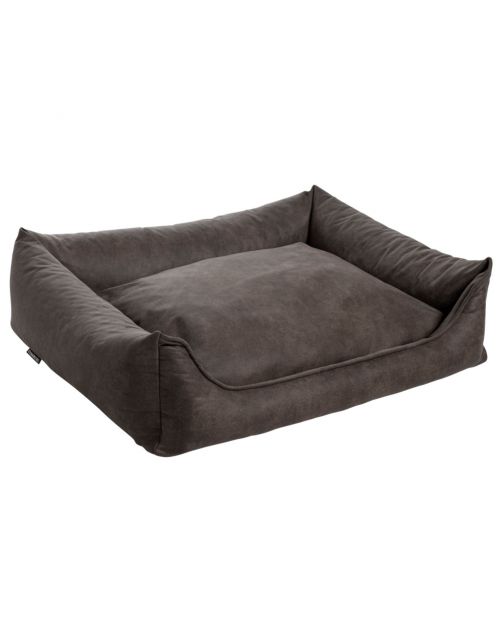 Maxxnobel Orthopedische Sofa Lederlook\/Teddy Olijfgroen - Hondenbank