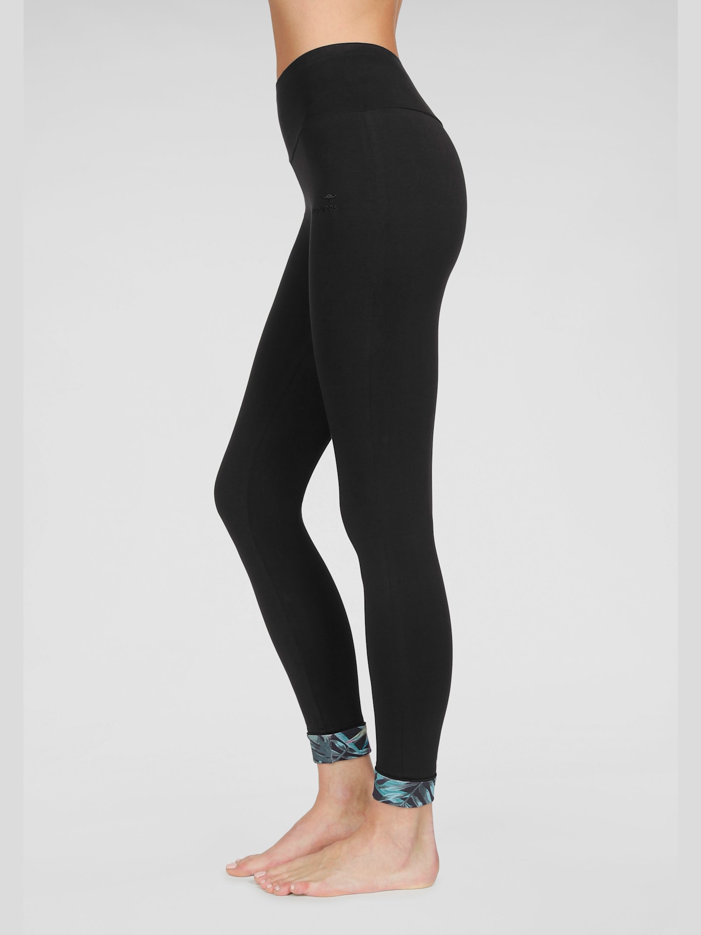 Legging avec petit logo brodé