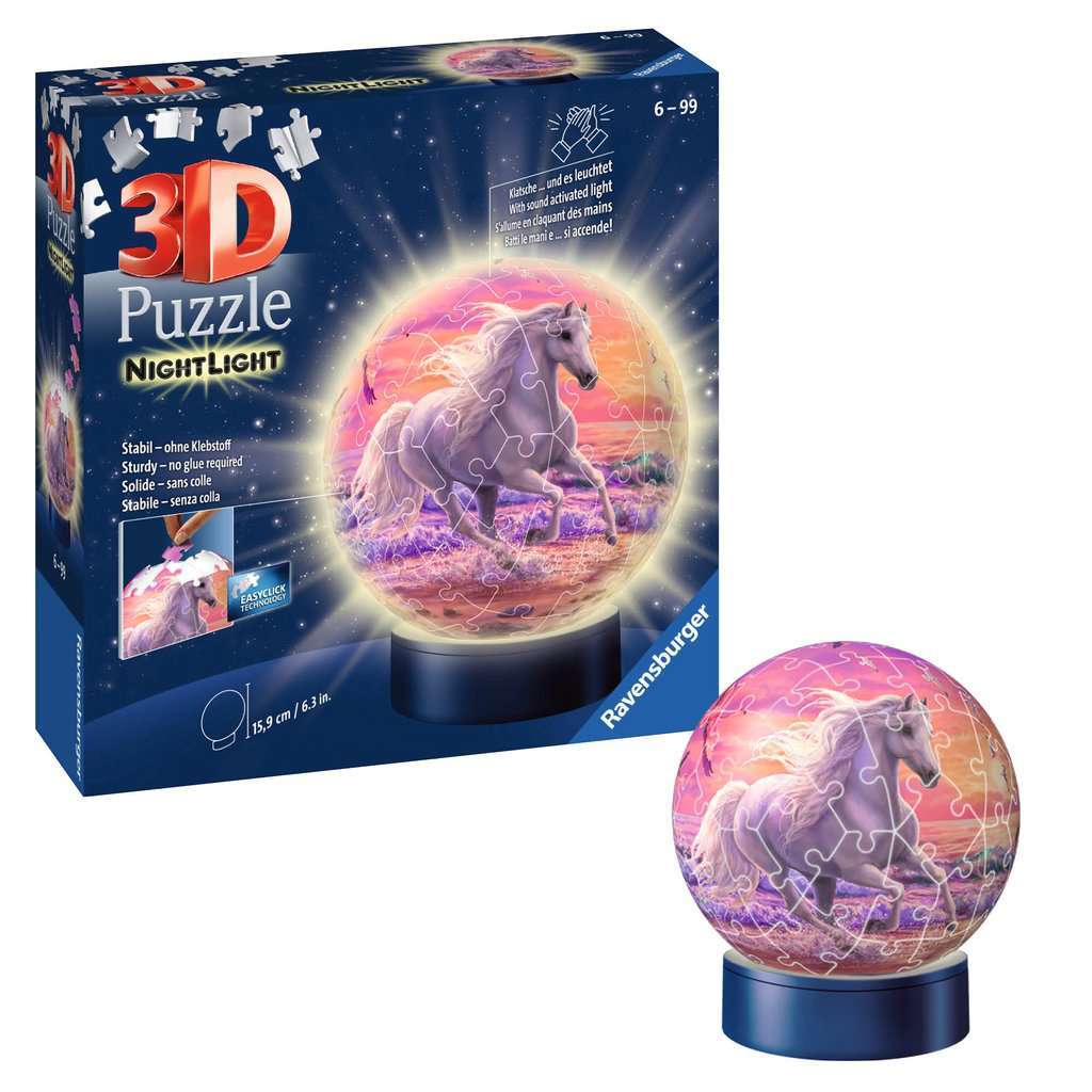 Ravensburger Spiel Nachtlicht Pferde am Strand