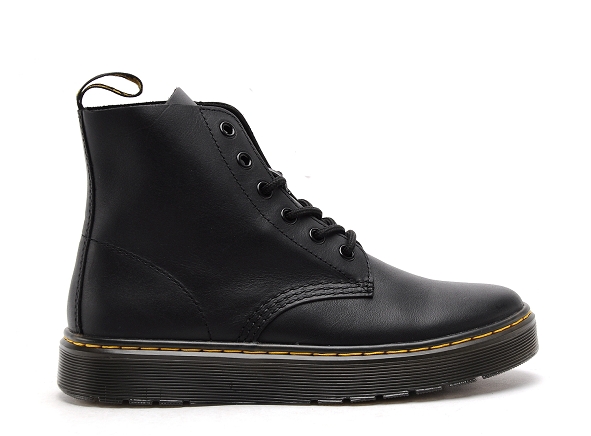 Dr martens boots bottine plates femme thurston noir
