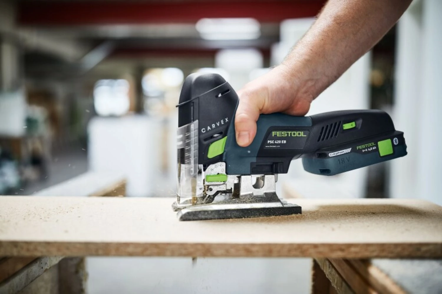 Festool PSC 420 EB-Basic 18V Li-Ion accu Decoupeerzaagmachine in systainer - met 4.0Ah accu