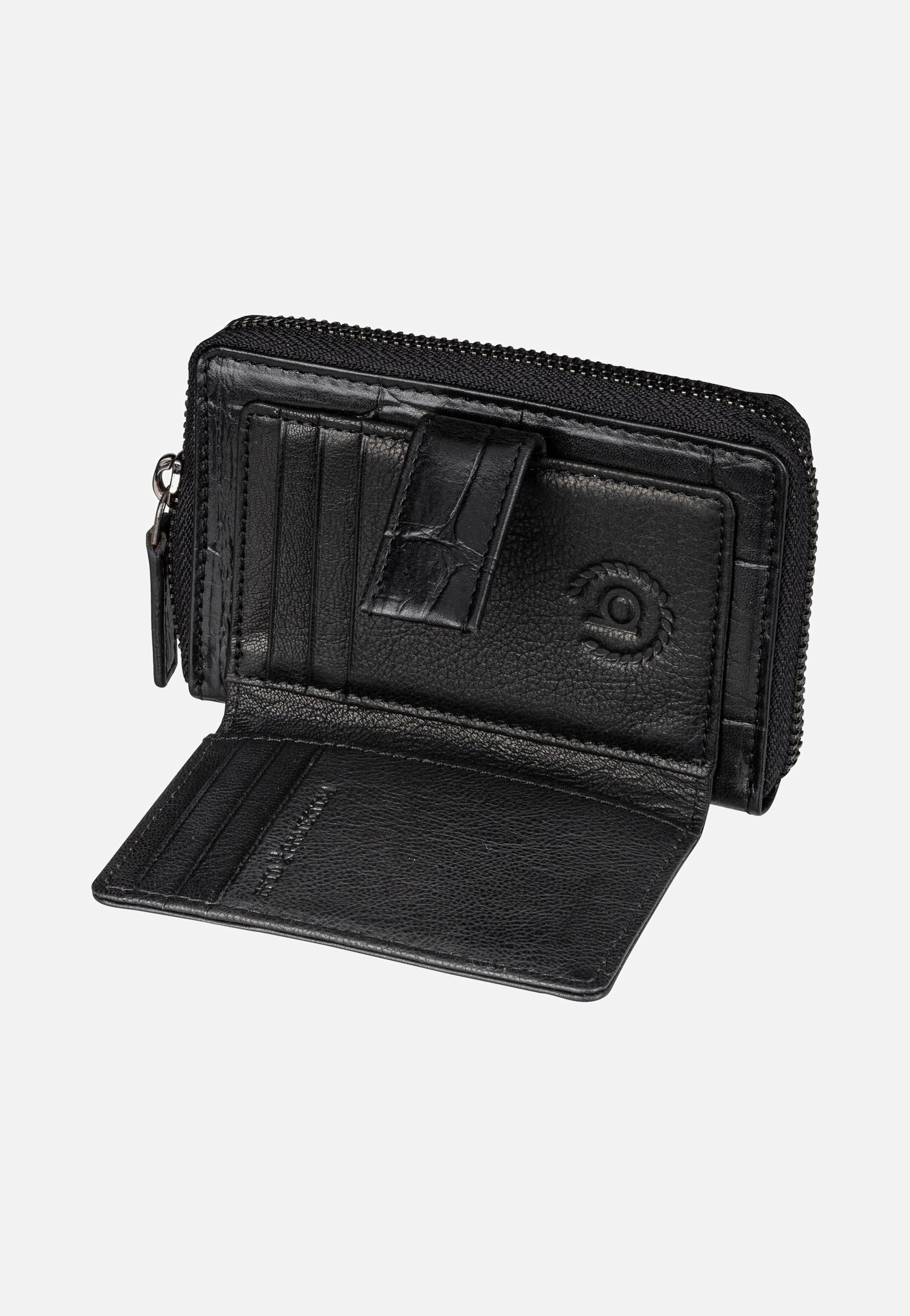 Nevio Zip 5911 Schwarz - Portemonnaie