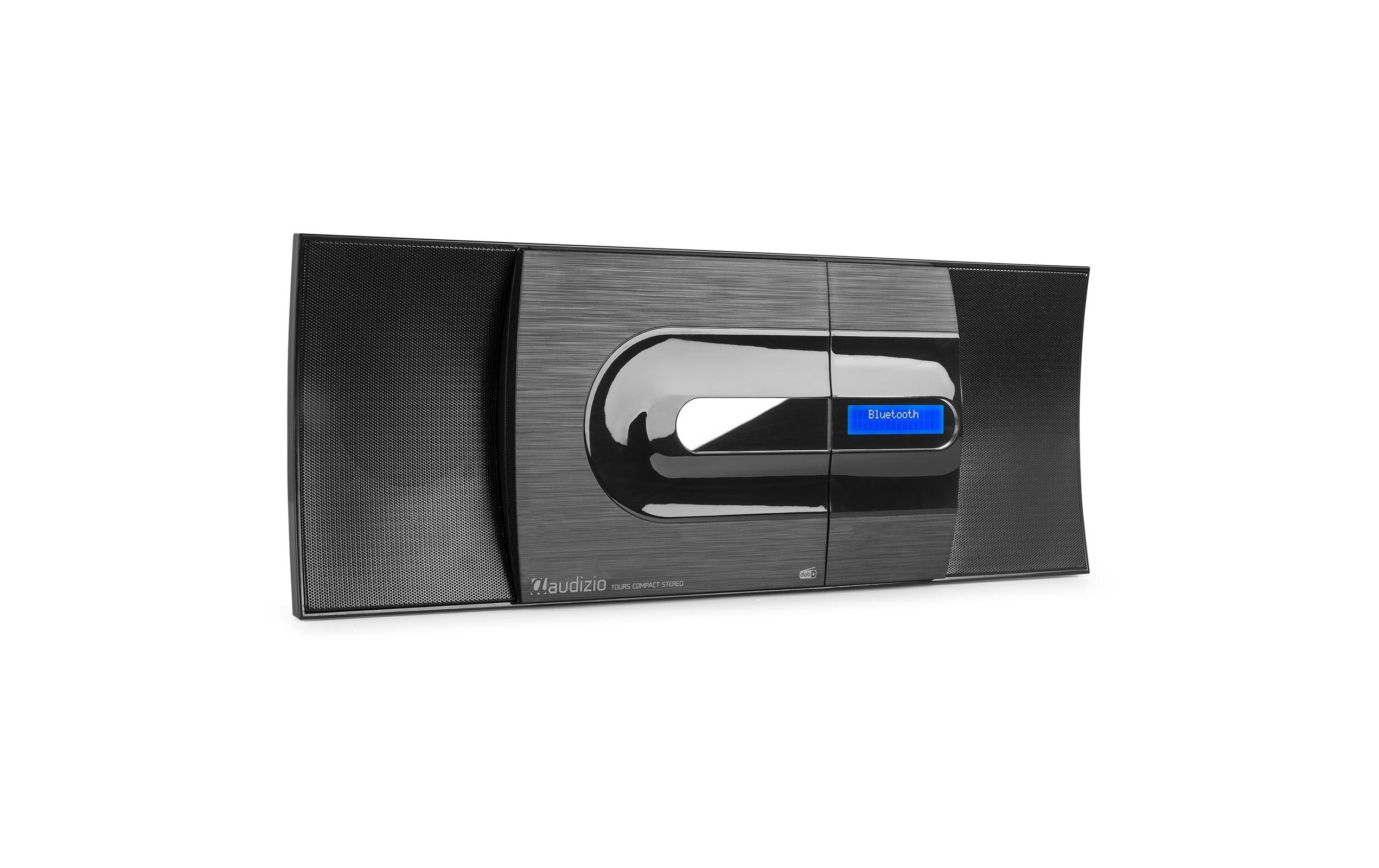 Radio/CD-Player Tours Schwarz<br>Kompaktes Stereo-HiFi-System mit USB und CD-Player