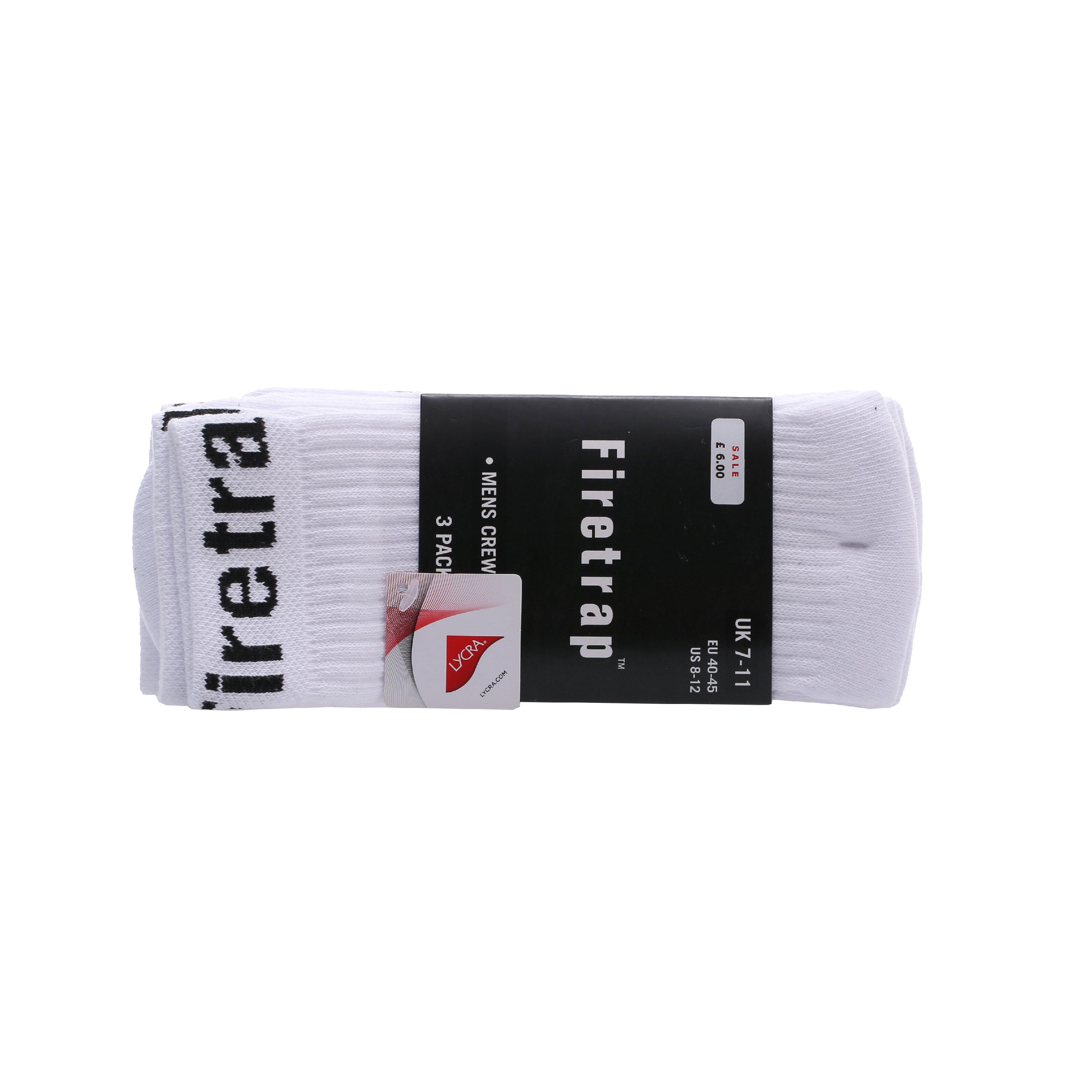 Firetrap 3 Pack Crew Socks