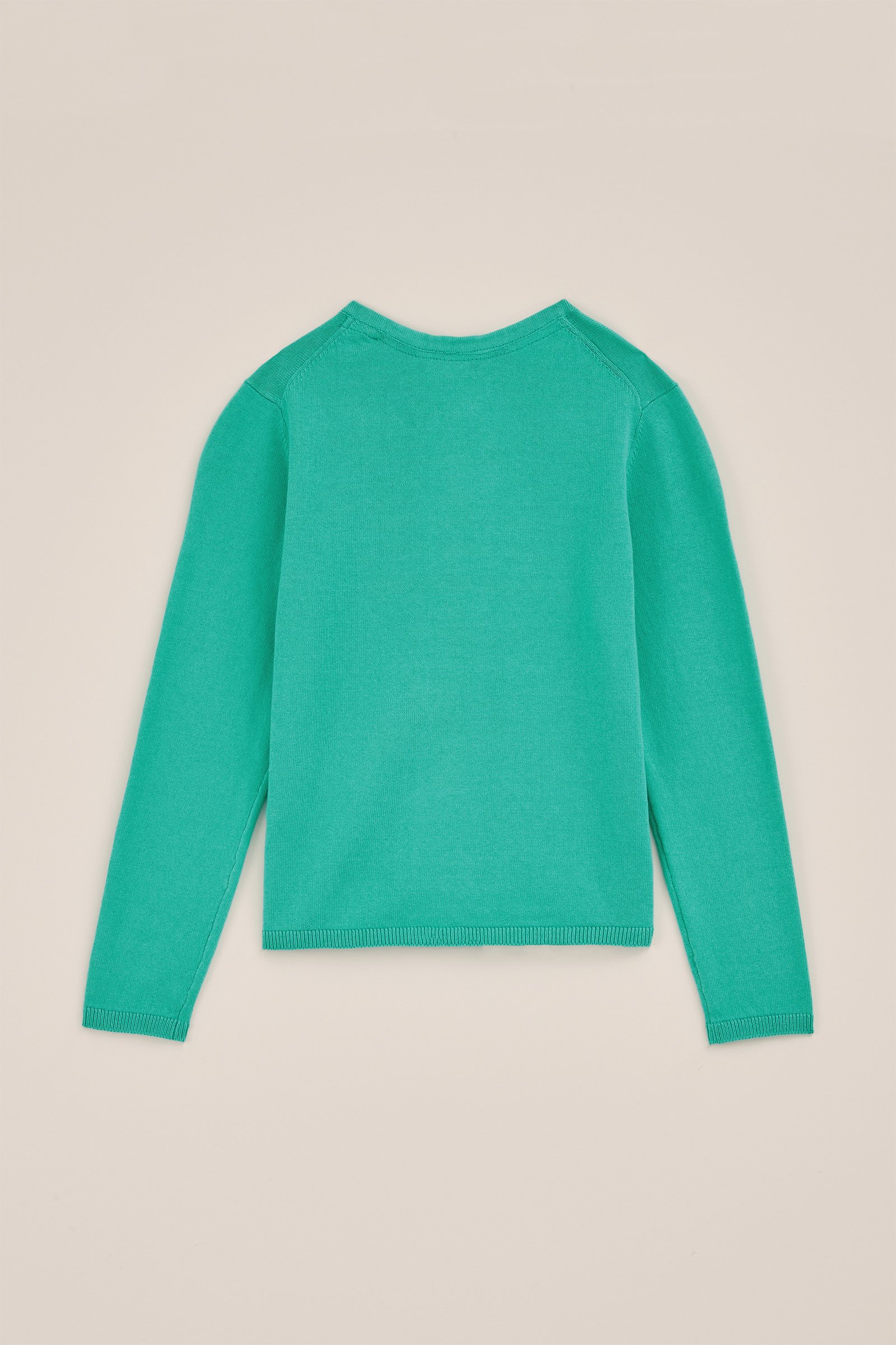 Meisjes gebreide vest WE Fashion Groenblauw