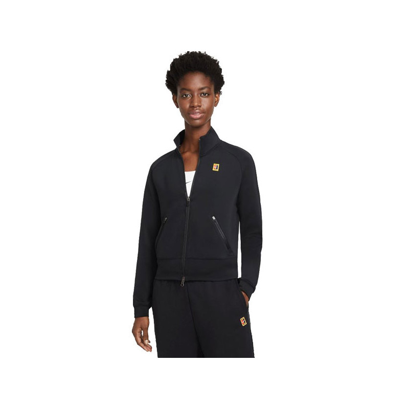 Veste de tennis femme Nike Court noir