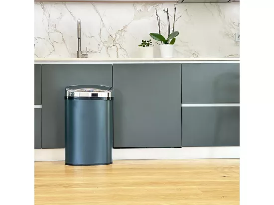Poubelle de cuisine automatique MAJESTIC Gris Acier inoxydable 58 L