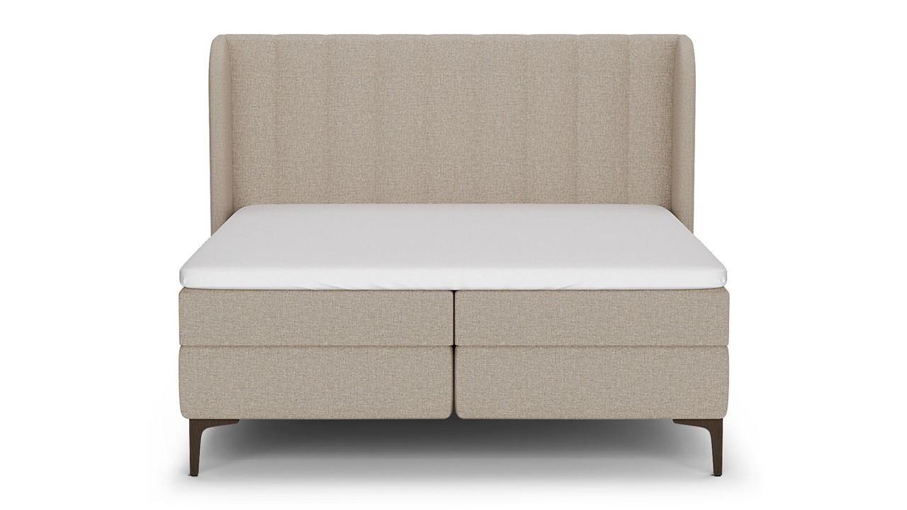 Boxspring Ivory - Linen touch beige
