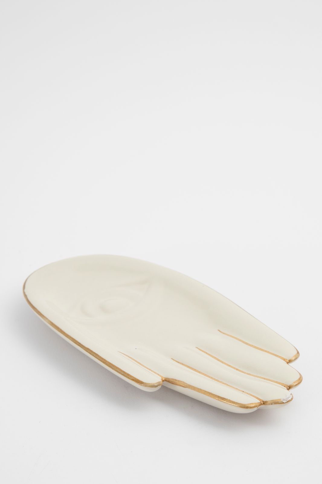 Beige gebaksbordjes hand
