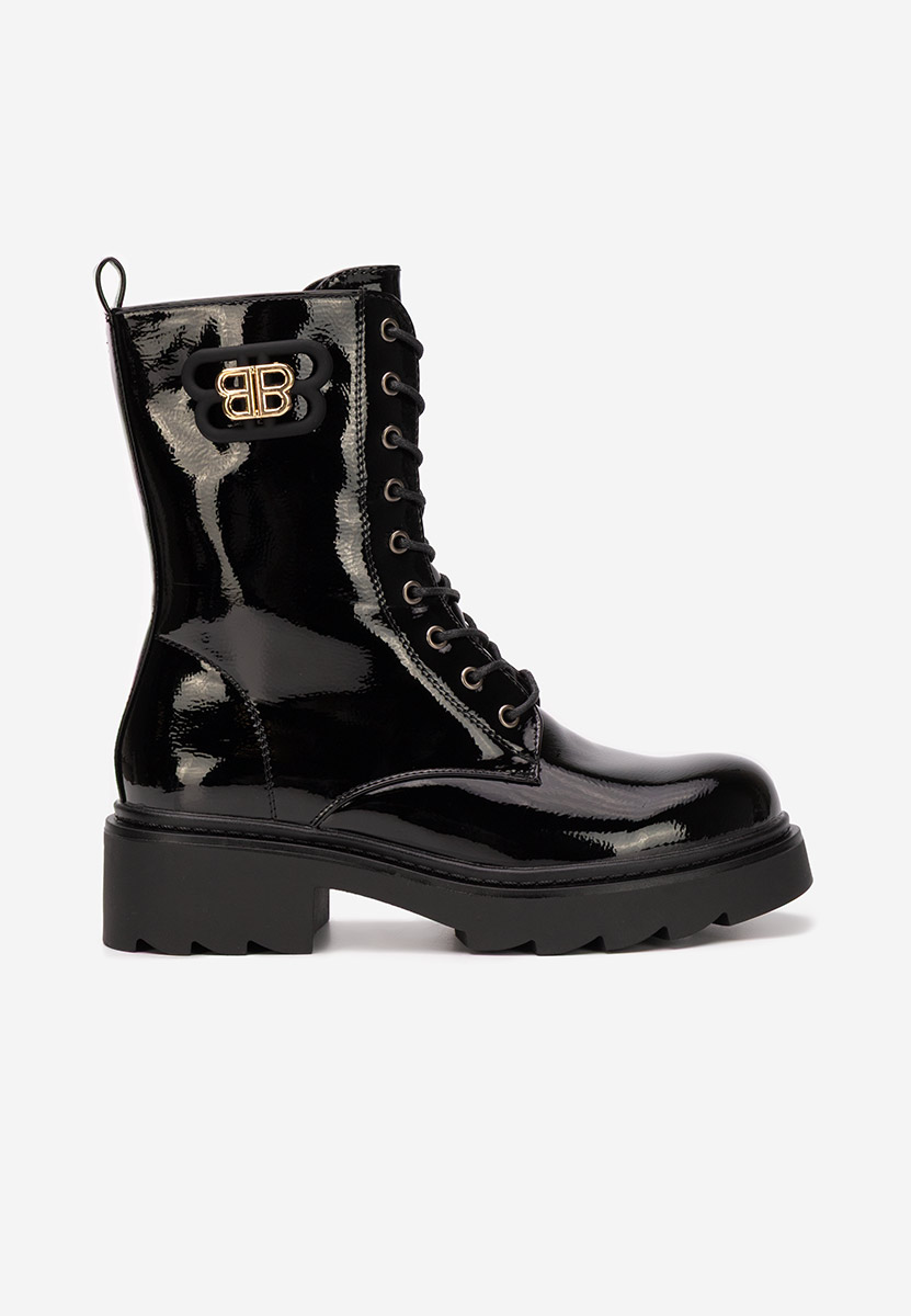 Bottines à lacets femme noirs Bettina