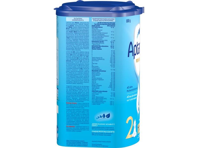 Aptamil Folgemilch Pronutra 2, 800 g Säuglingsanfangsnahrung