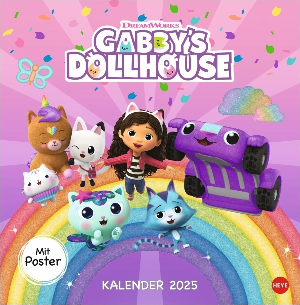 Gabby's Dollhouse  Broschurkalender 2025