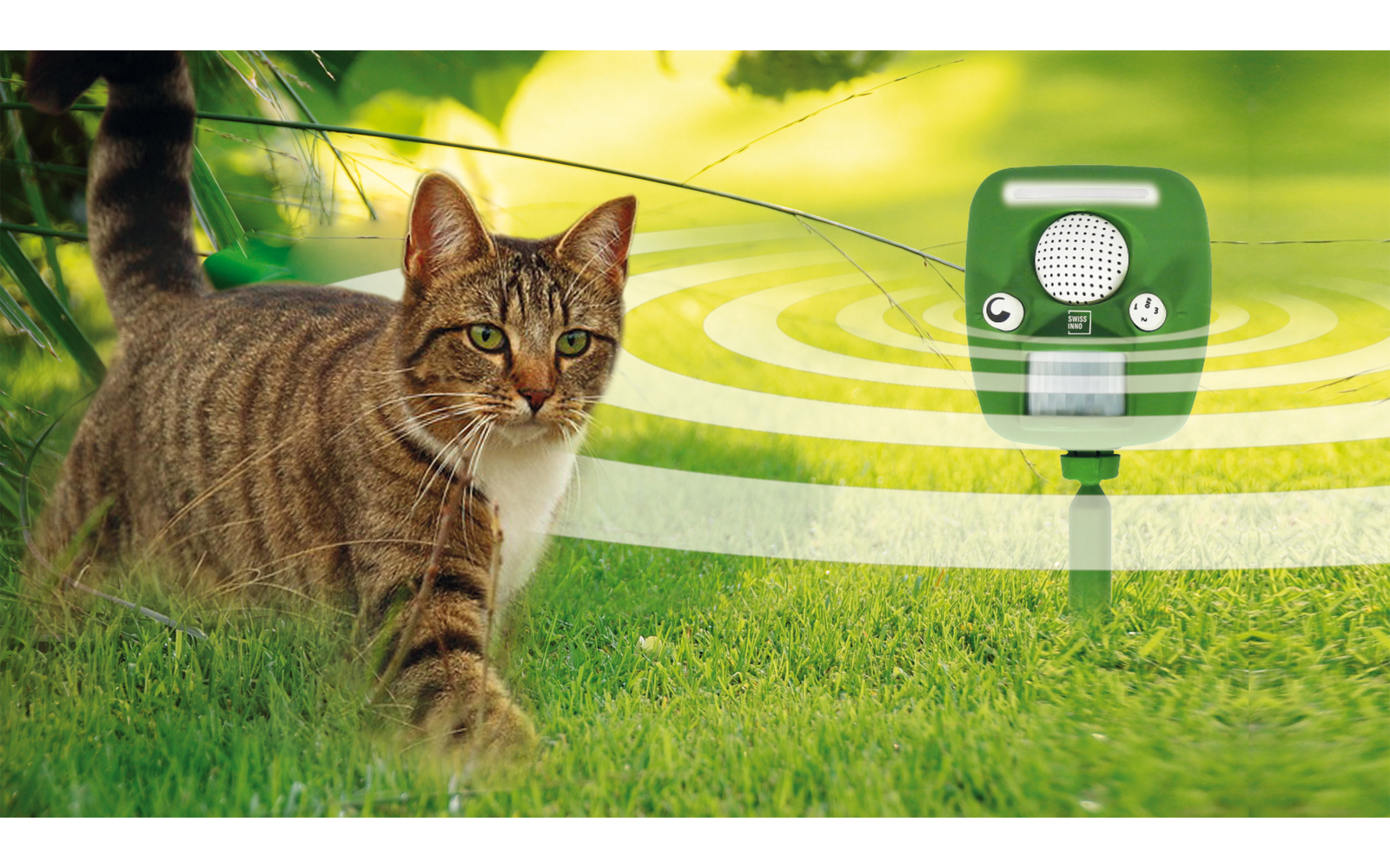 Swissinno Ultraschall Tiervertreiber Pro