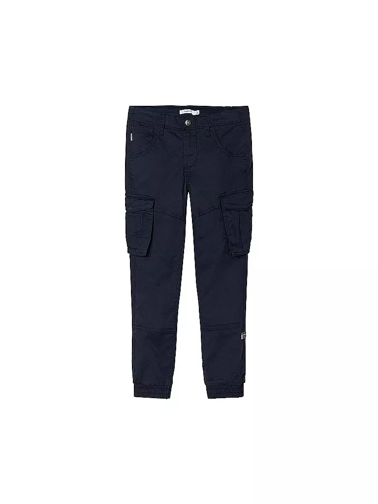 NAME IT Jungen Cargohose Regular Fit NITBAMGO  blau