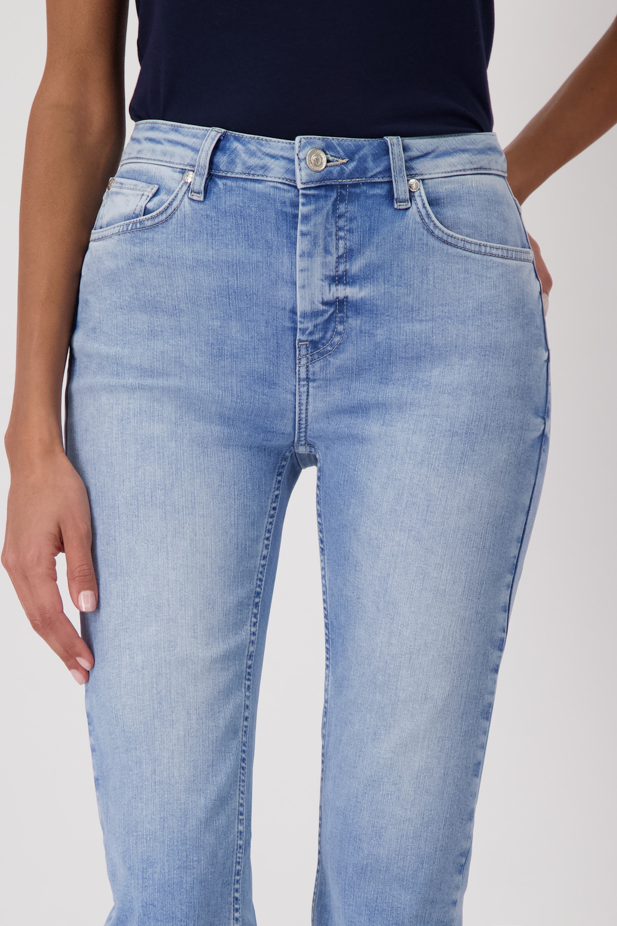 Monari 7/8-Jeans , mit Glitzersteinchen