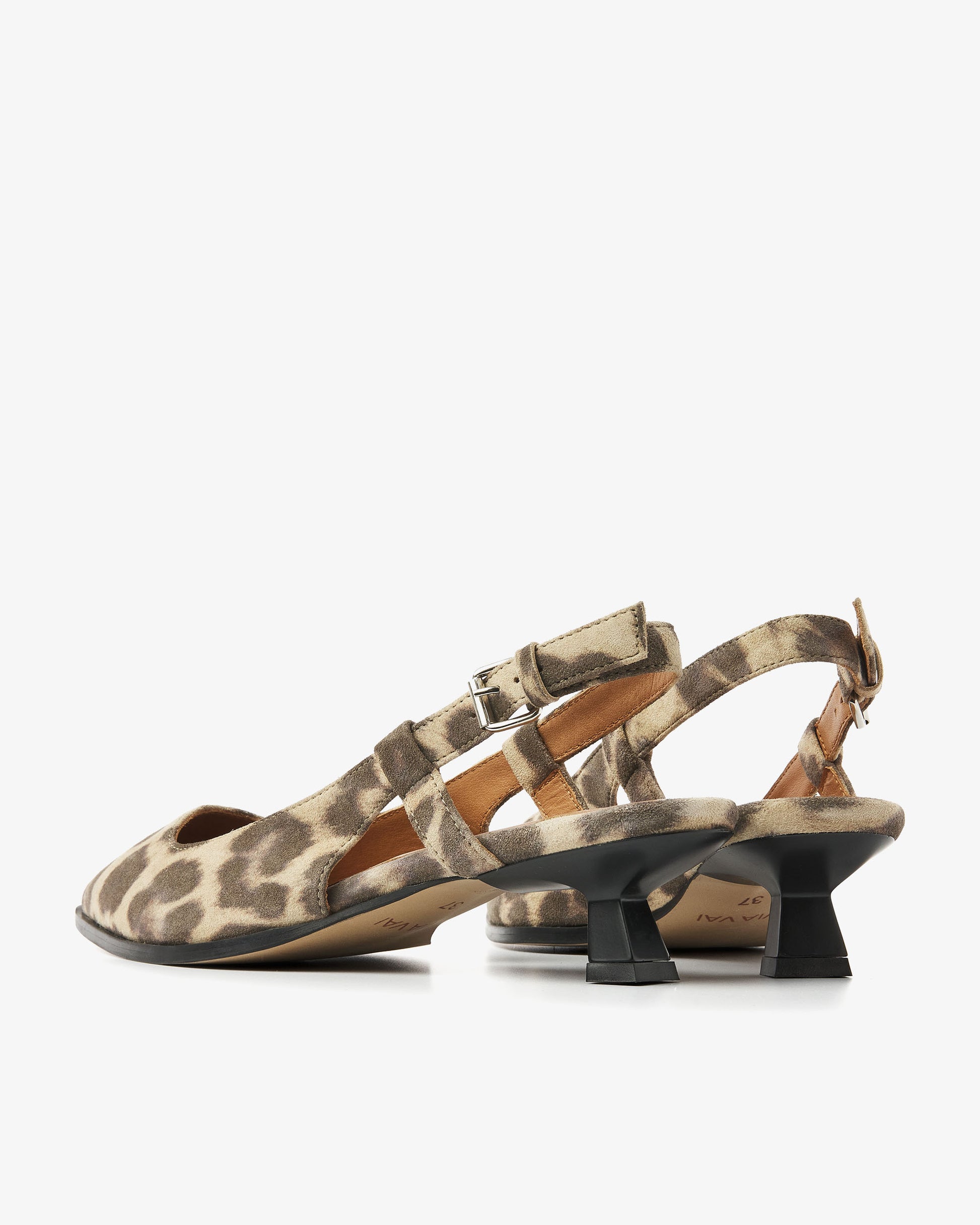 VIA VAI luipaardprint slingbacks Lea Elina