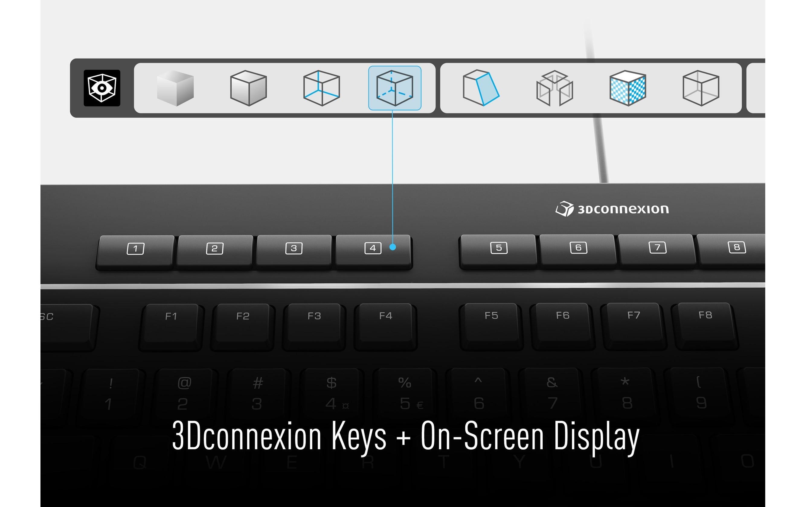 Tastatur Keyboard Pro mit NumpadKabelgebundene USB-Tastatur mit kabellosem Ziffernblock