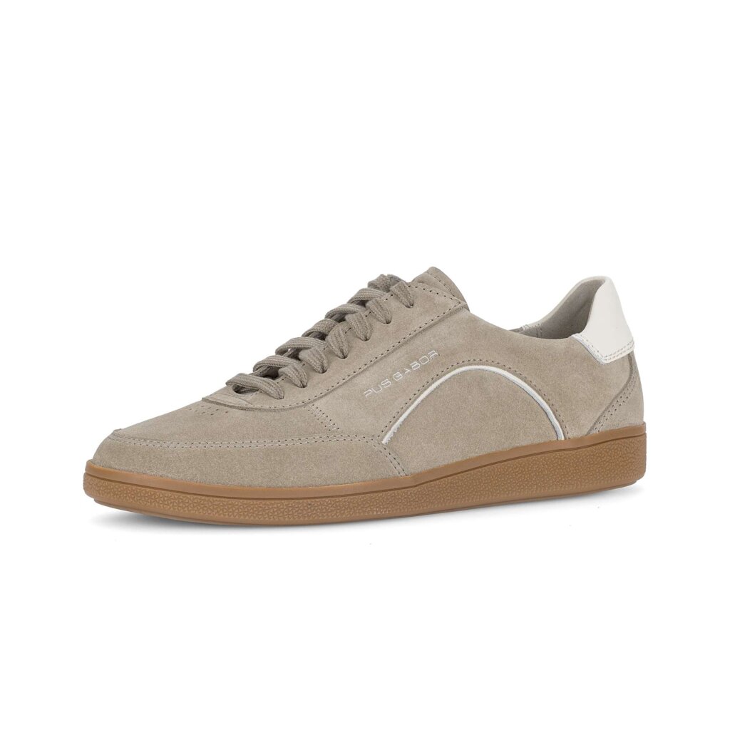 Lage sneaker beige