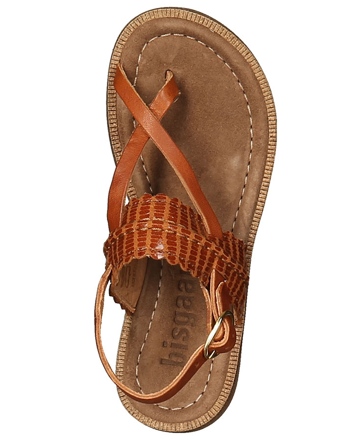 Leder-Sandale BETH in caramel