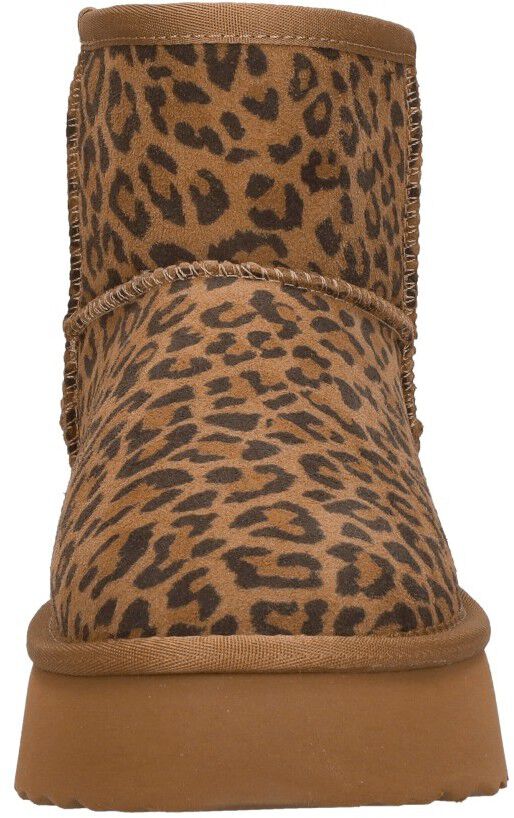 Shoecolate Enkellaarsjes Plat cognac