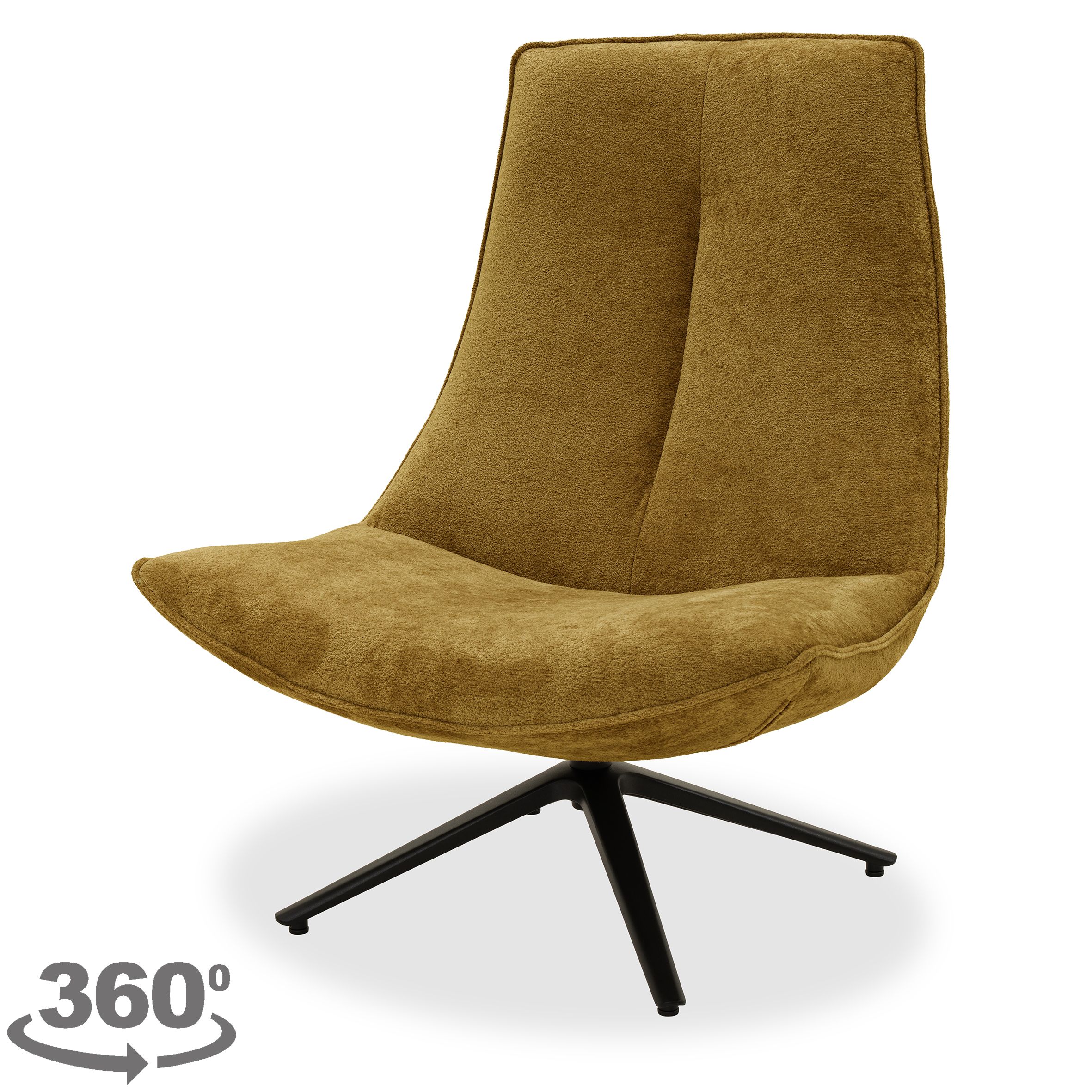 Draaifauteuil  Menno B83 x D83 x H96 cm