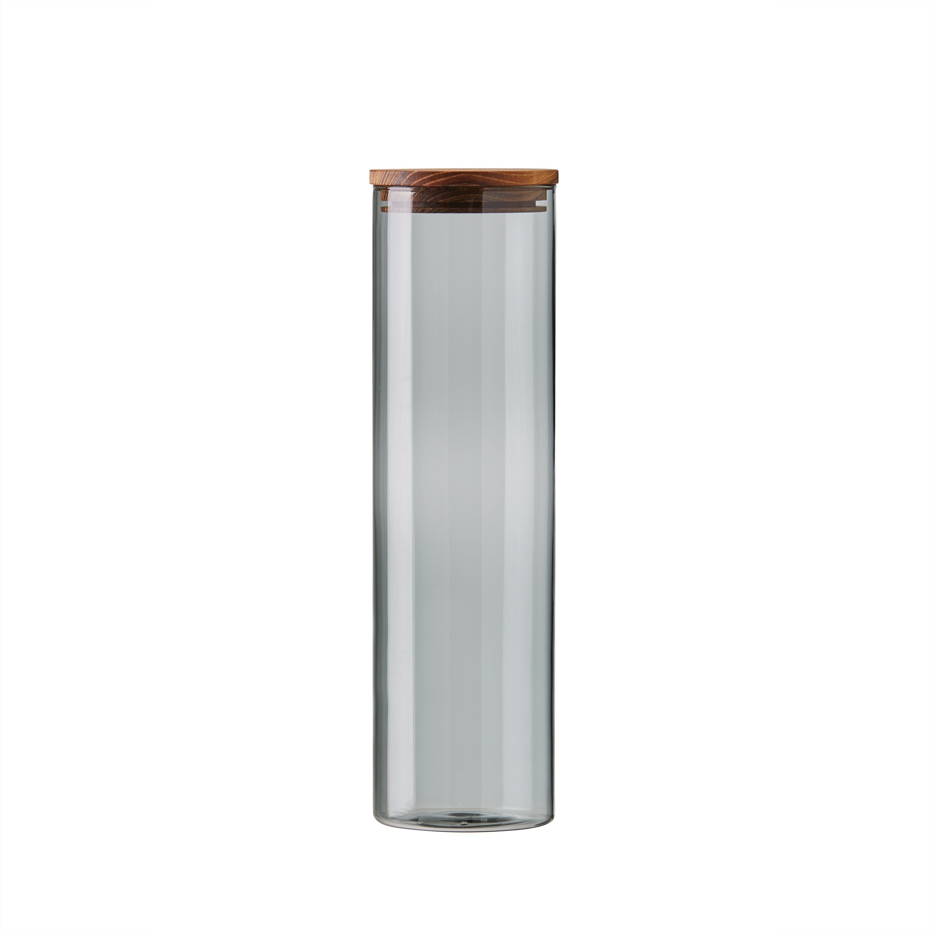 RAW GLASS Vorratsglas - Grau / H: 28.0 cm