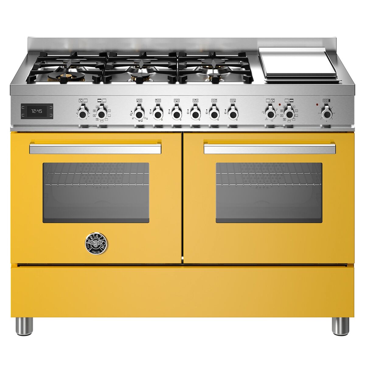 PRO126G2EGIT Professional Gasskomfyr 120 cm, Gul