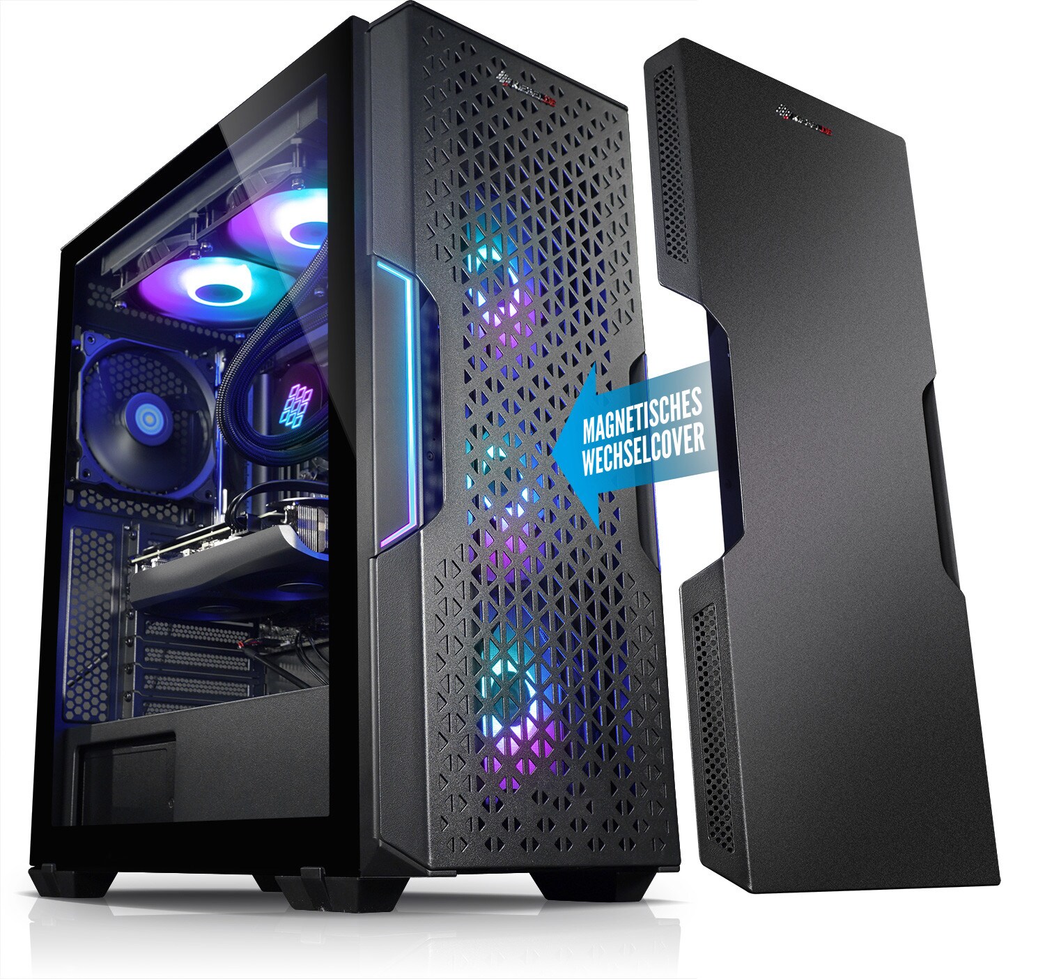 Gaming PC Raptor 12 Intel Core i9-12900KS, 32GB DDR4, NVIDIA RTX 4060 8 GB, 2TB SSD, WLAN, Windows 11