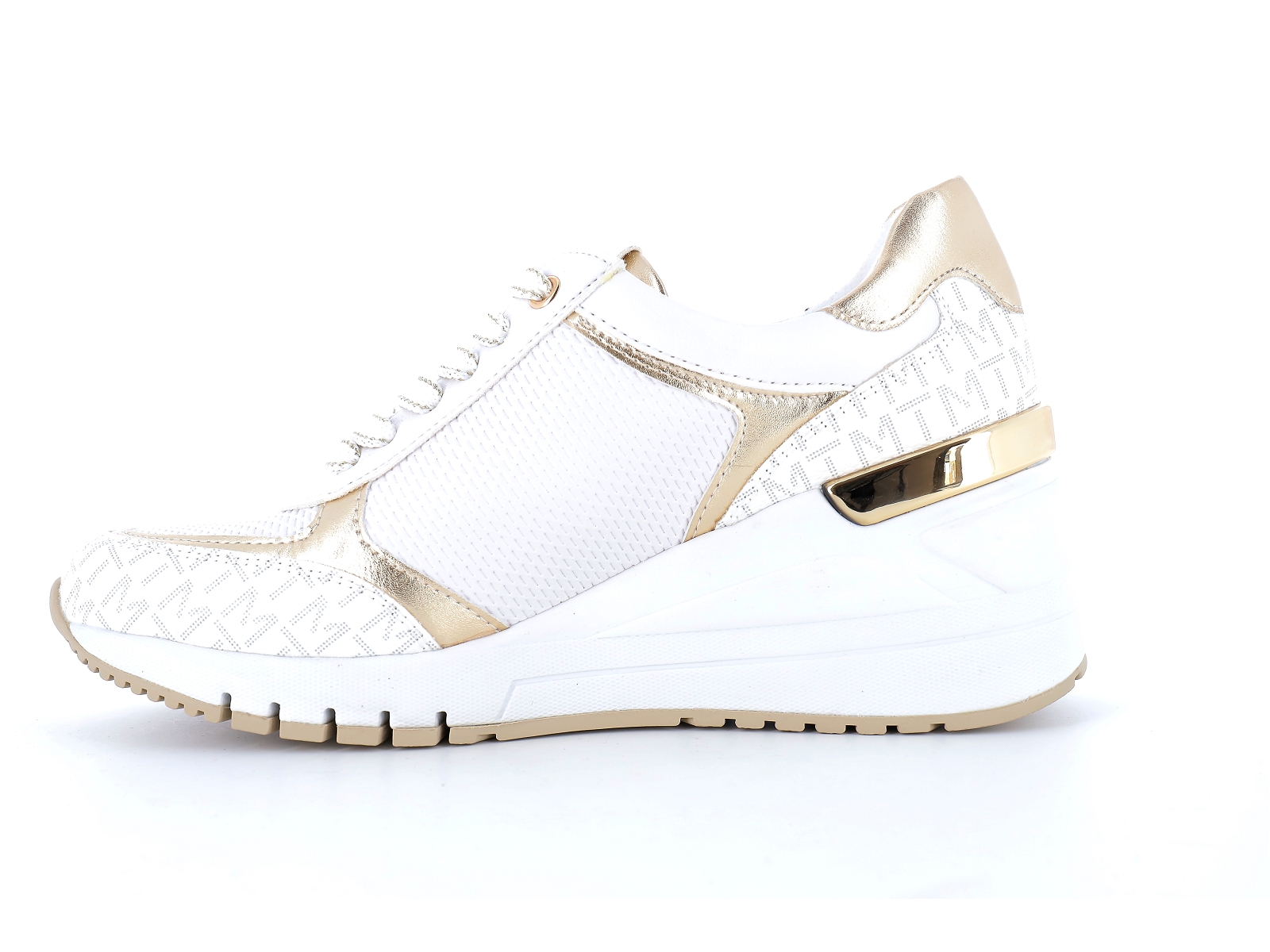 Marco tozzi-23723 Synthétique Blanc-Or