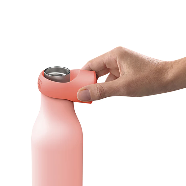 Bouteille isotherme isolée sous vide Loop 500 ml Corail mat Joseph Jos