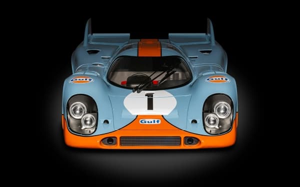 Pocher HK118, Sportsbilmodell, Monteringssett, 1:8, Porsche 917K - Gulf Edition, Alle kjønn, Metall, Plast, Gummi