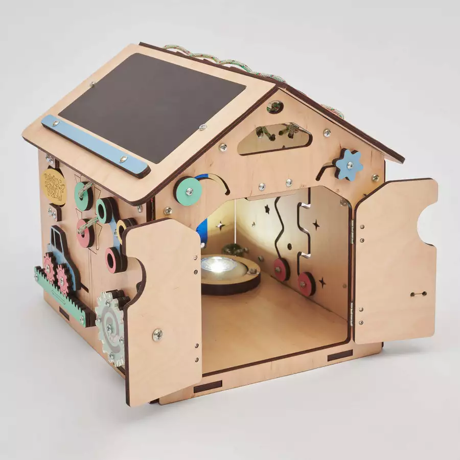 Montessori® sensorisches Mini Spielhaus Montessori® by Busy Kids mehrfarbig