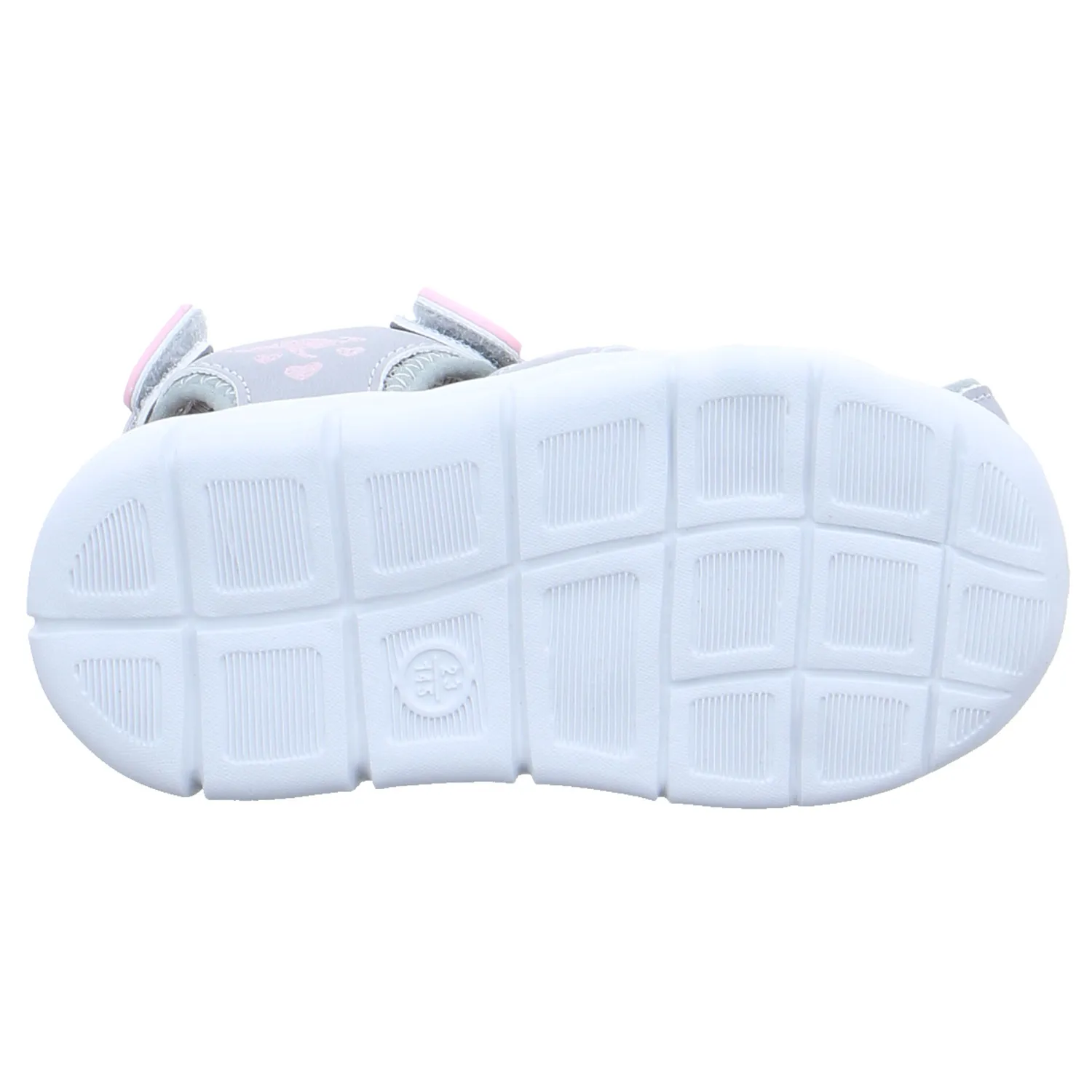 KANGAROOS Baby-Sommer-Bottine Silber Synthetik  Halboffene Sandale