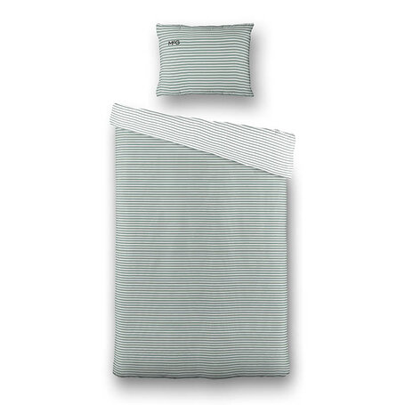 Dekbedovertrek Flanel - Earthy Greens - 140 x 240
