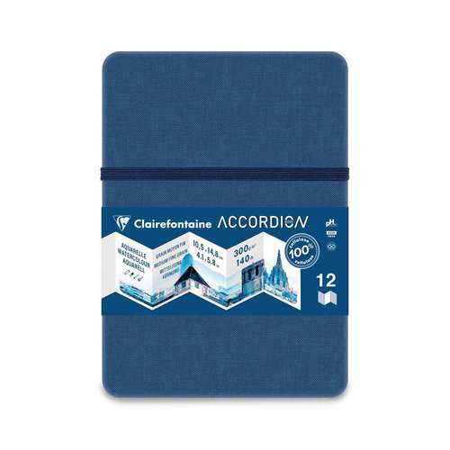 Clairefontaine Akkordeon-Aquarell-Zeichenbuch