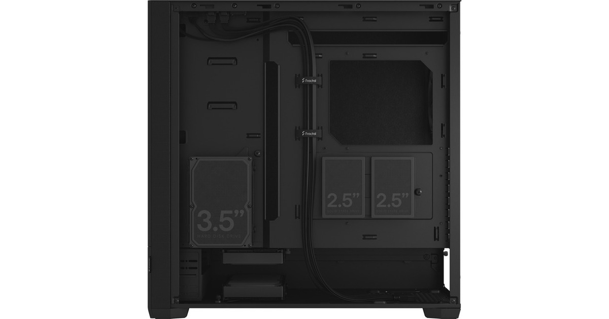 Fractal DesignPop XL Silent big tower behuizing  (Zwart | 2x USB-A)