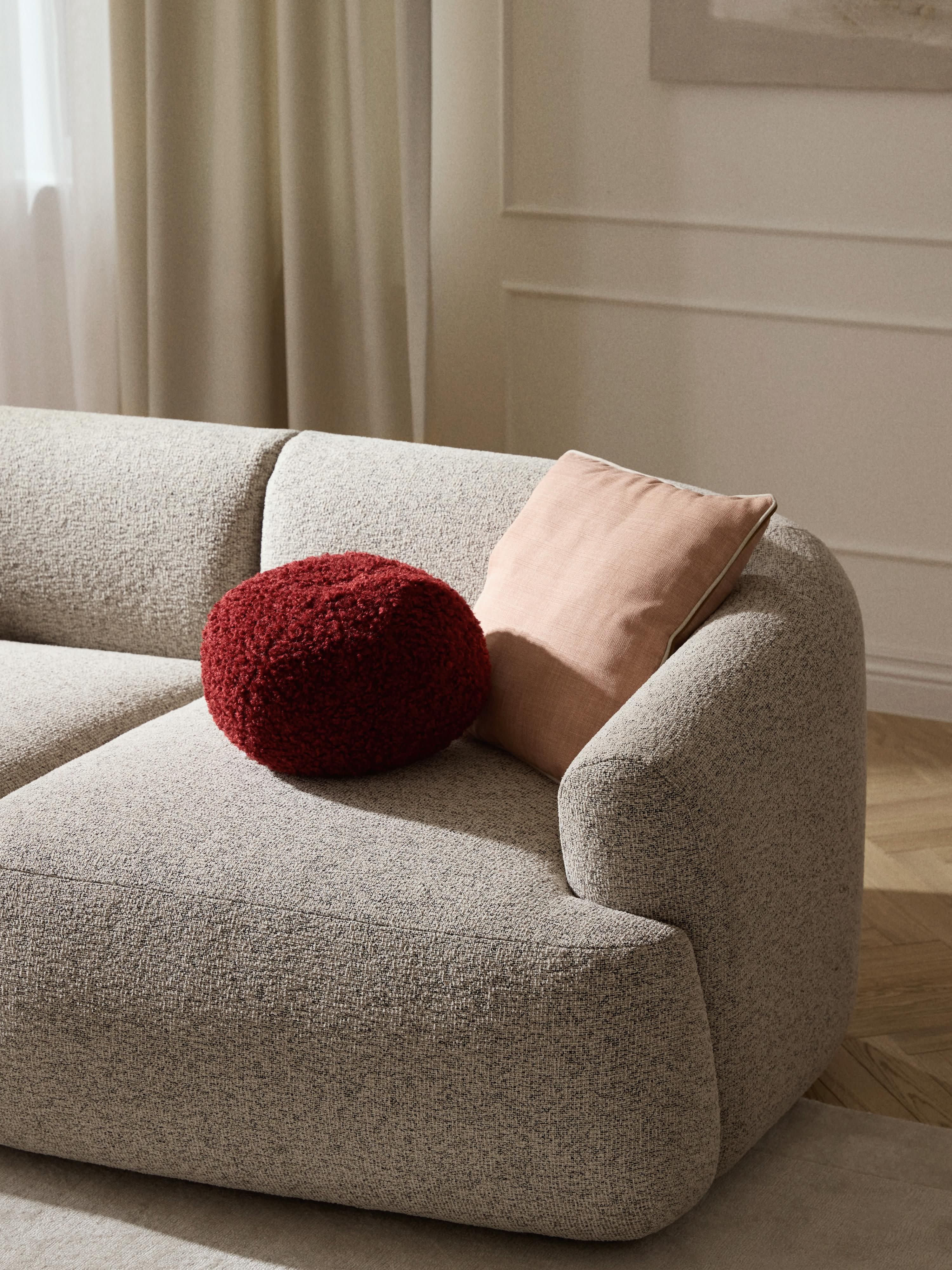 Bouclé hoekmodule Sofia