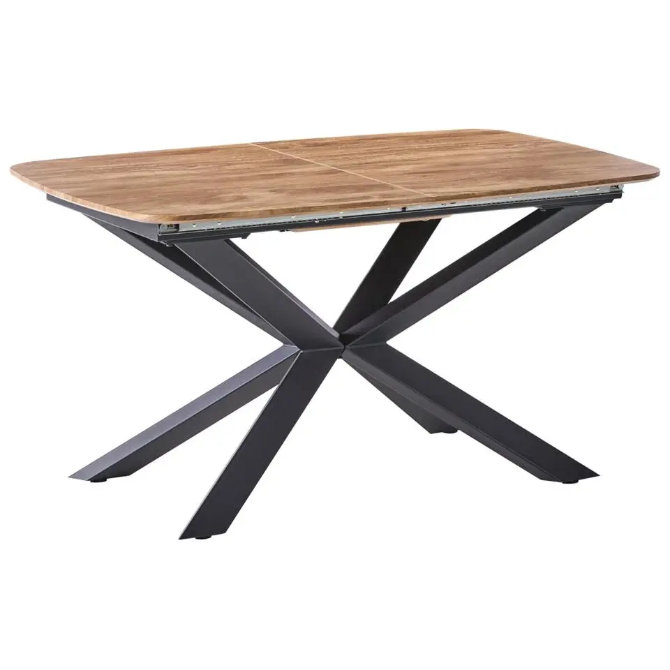 GAIRDNER - Eettafel uitschuifbaar - Bruin - 140/180 x 90 cm - MDF