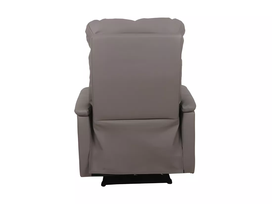 Fauteuil relaxation relevable manuellement TOKIO coloris taupe