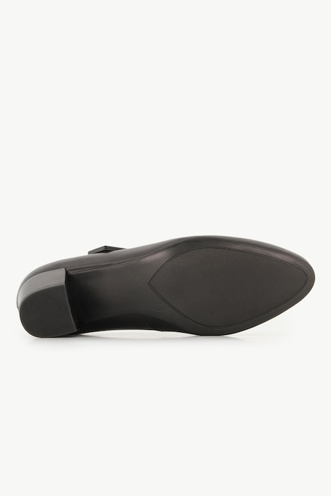 Caprice Leder-Pumps, Klettspange, Weite H