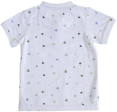 Ebbe Harper Piké T-Shirt, Multi Sea Print