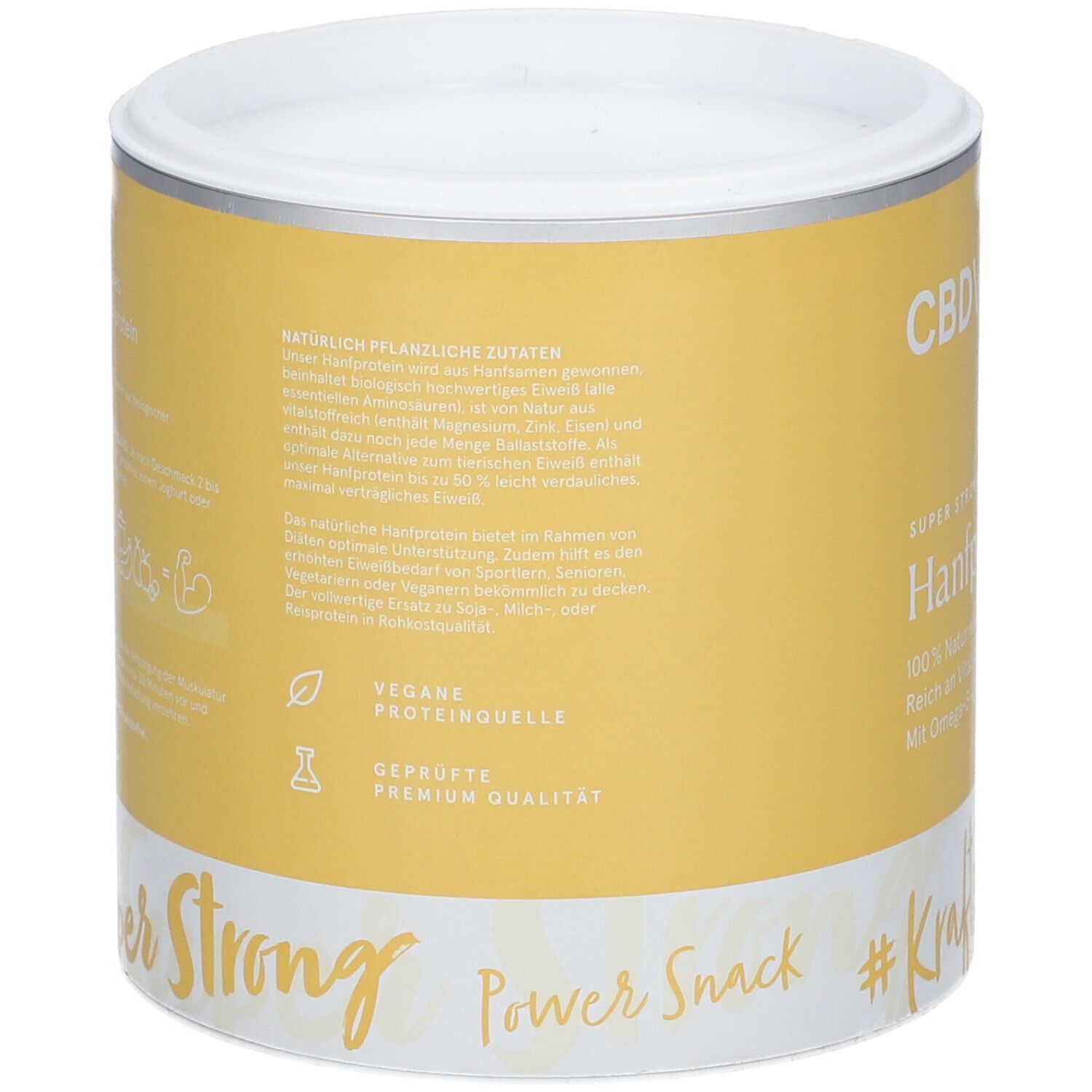 CBD VITAL Hanfprotein Super Strong Pulver